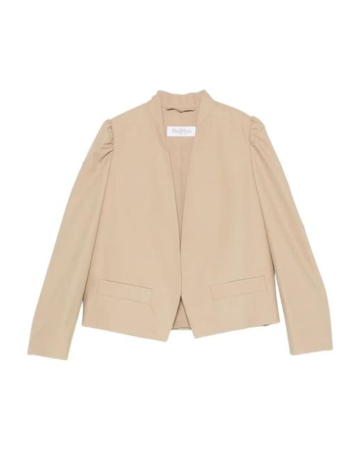 Max Mara Natural Sand Cotton Phebe