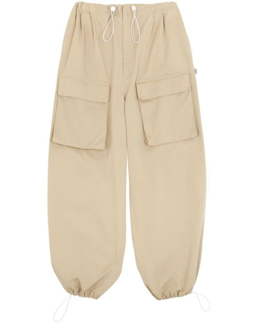 Pantalon ample en coton à poches cargo MM6 by Maison Martin Margiela en coloris Natural