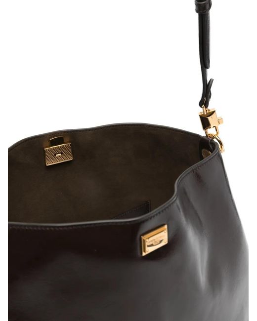Dolce & Gabbana White Large Vittoria Shoulder Bag