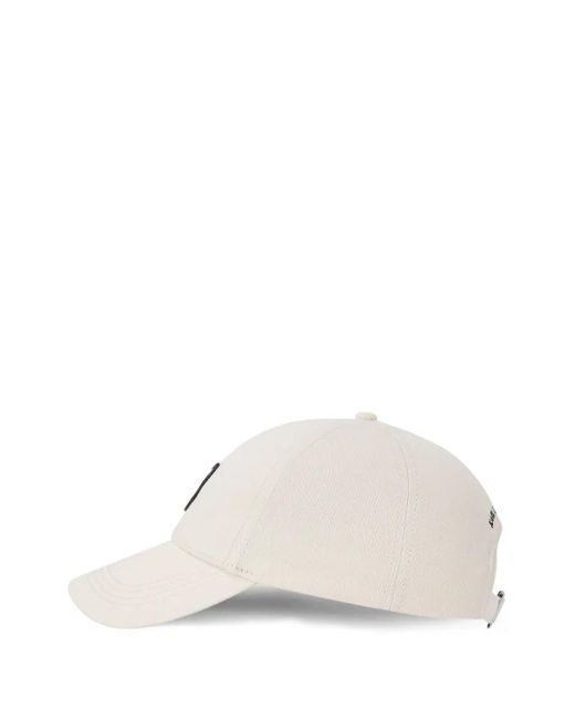 Karl Lagerfeld White Ikon Choupette Patch Cap