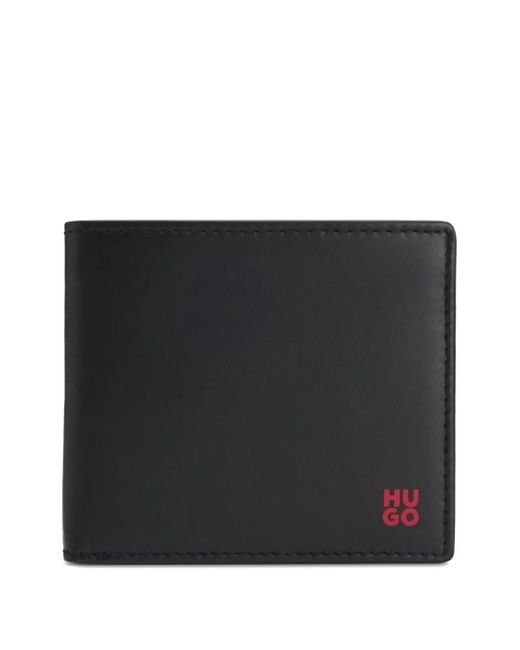 Boss Black Logo-Print Wallet for men