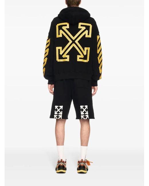 Off-White c/o Virgil Abloh Black Tape Arrow Skate Hoodie for men