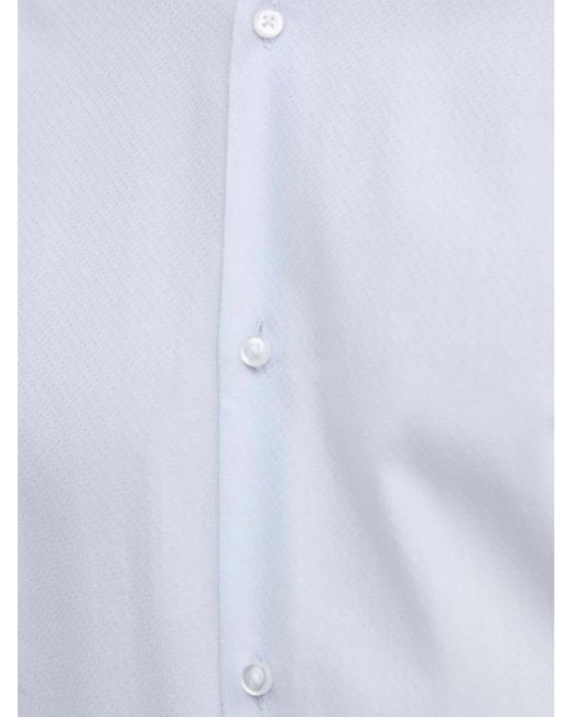 Joop! White Textured Button-Fastening Shirt for men