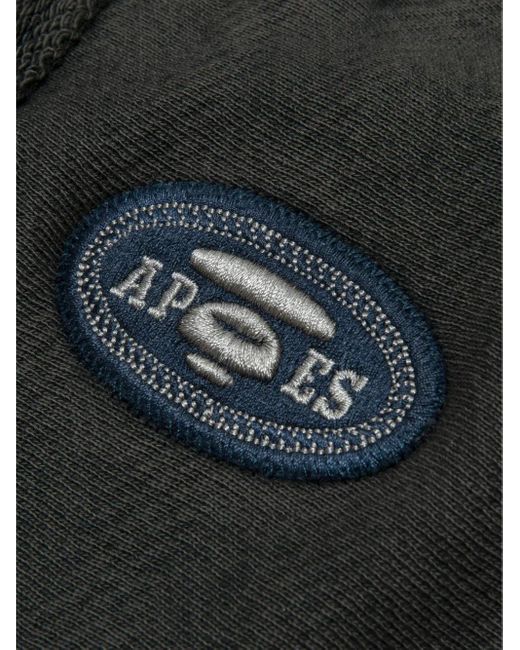 メンズ Aape By A Bathing Ape ロゴパッチ ショートパンツ Black