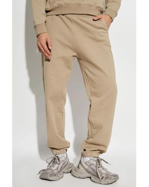 Sporty & Rich Natural The Wall Street Collection Track Pants