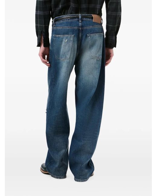 Our Legacy Blue Vast Cut Distressed Jeans for men