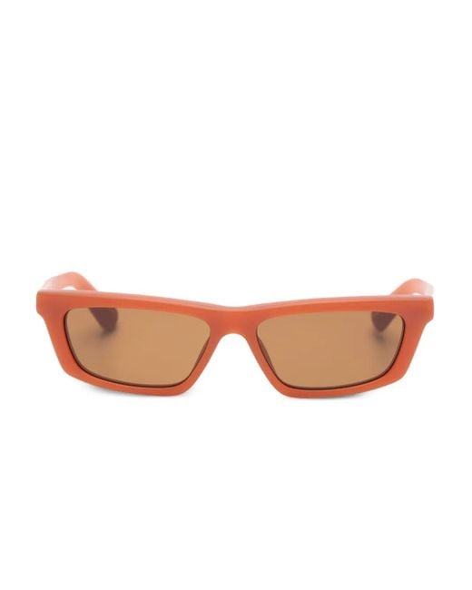 Jacquemus Pink Rectangle-Trapezi Sunglasses