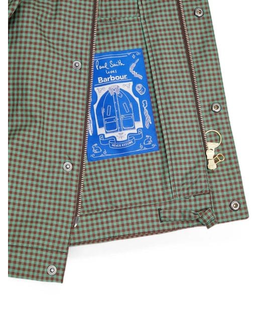 Barbour Green X Paul Smith Transport Drawstring Jacket for men