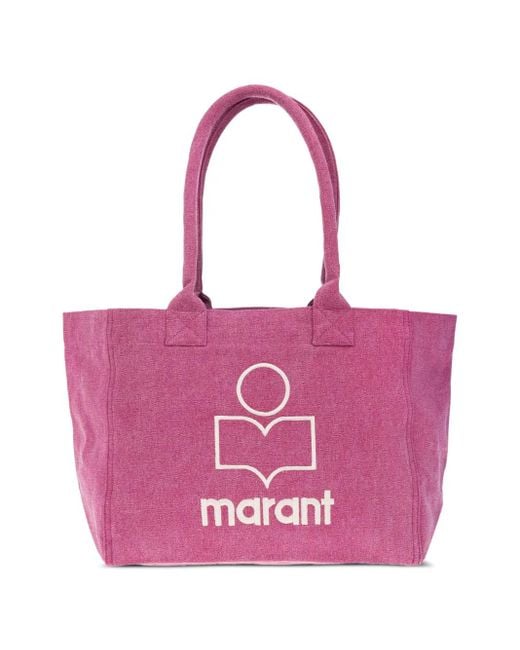 Borsa Tote Yenky Con Logo di Isabel Marant in Pink