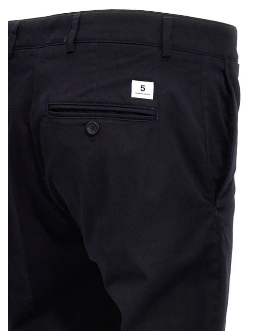 Department 5 Blue Mike Trousers for men