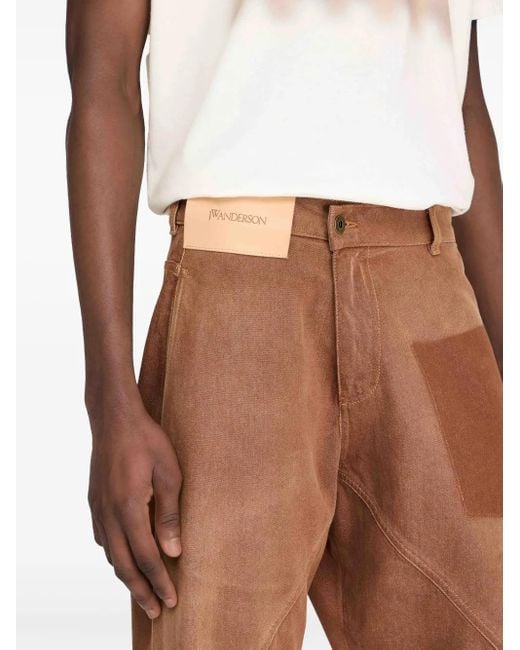 J.W. Anderson Brown Twisted Workwear Jeans
