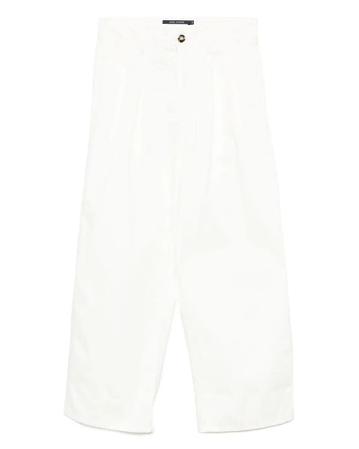 Sofie D'Hoore White Polke Trousers