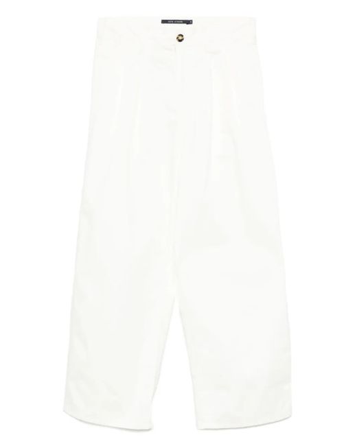 Sofie D'Hoore White Polke Trousers