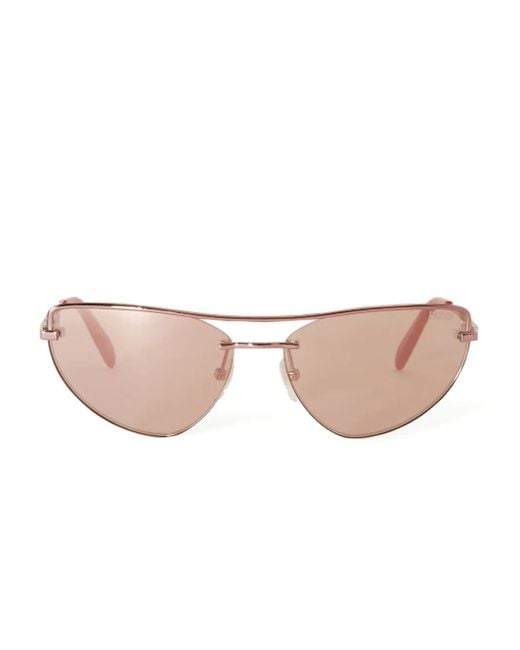 Occhiali Da Sole Cat-Eye di Emilio Pucci in Pink