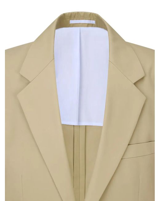 MAN ON THE BOON. Natural Essential Cotton Single-Breasted Blazer for men