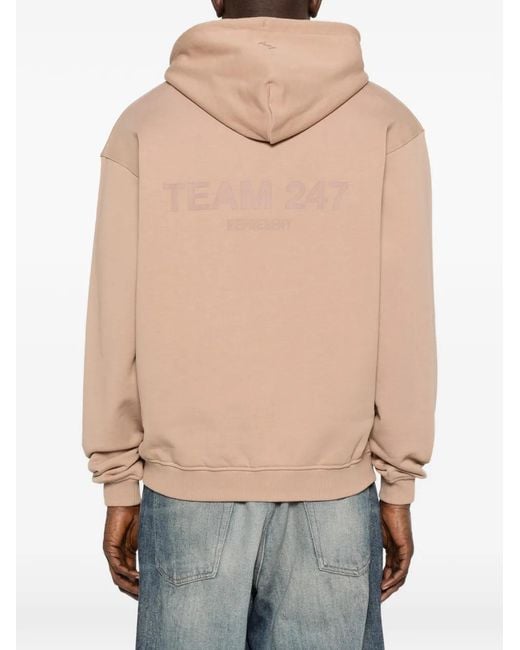 Represent Natural Drawstring Hoodie for men