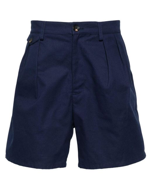 Bally Chino-Shorts mit Bundfalten in Blue für Herren