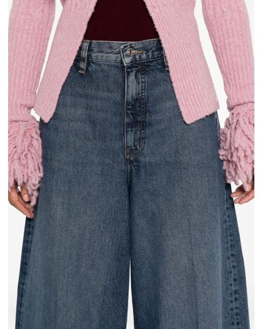 FRAME Blue The Drape Jeans