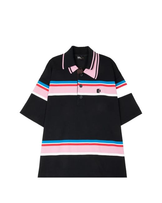 Kolor Blue Striped Polo Shirt for men