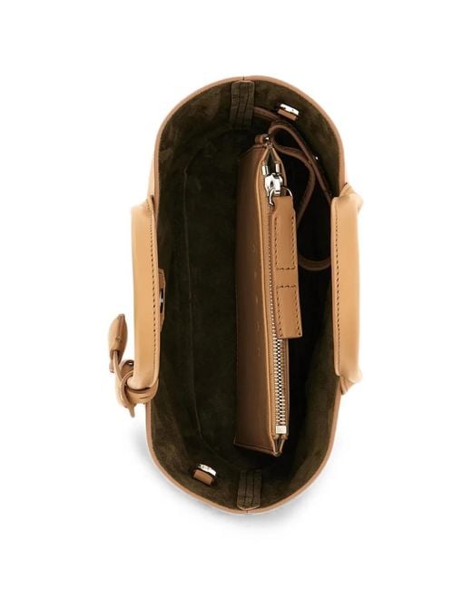 Borsa Shopper Address Mini di Hogan in Natural