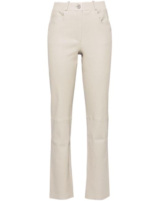 Arma Natural Saravejo Leather Trousers