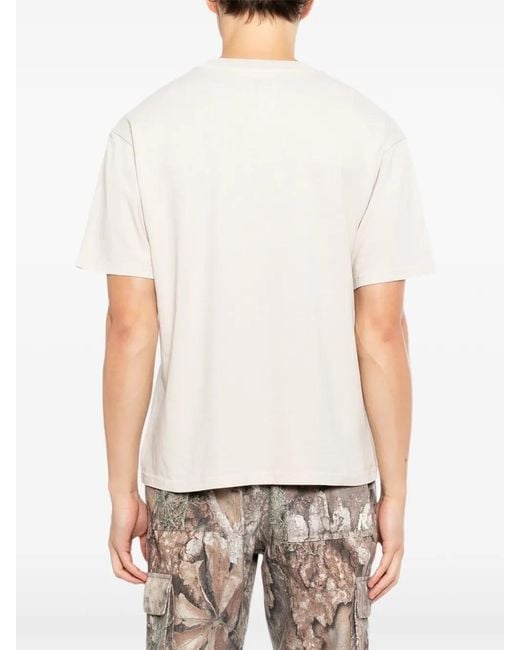 Melt White Horse-Print T-Shirt for men