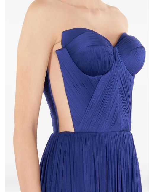 Vestido Largo Sweet 18 IMROSKA de color Blue