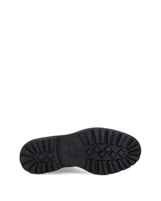 Gant Black Lace-Up Lug-Sole Boots