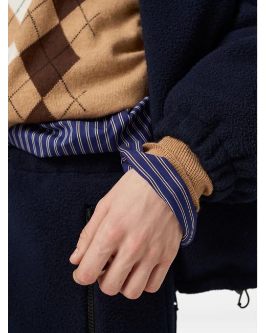 Jersey tipo polo con tres botones Miu Miu de color Brown