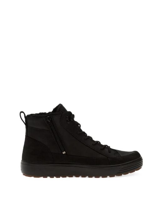 Ecco Black Soft 7 Tred Gore-Tex Sneakers for men