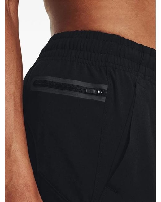 Under Armour Black Unstoppable Drawstring Track Pants
