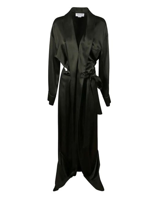 Victoria Beckham Black Pocket Tie Dress