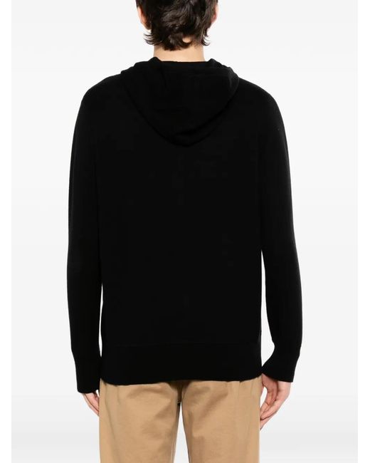 Hoodie Zippé À Manches Longues N.Peal Cashmere pour homme en coloris Black