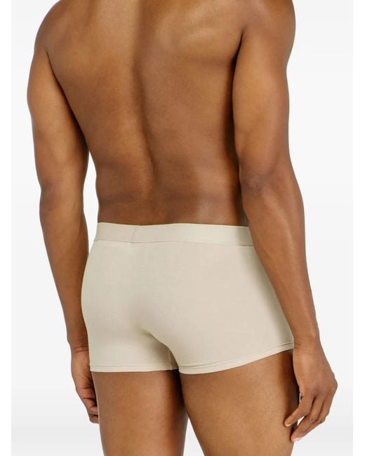 DIESEL Black Logo-Waistband Pack-Of-Three Boxer Briefs for men