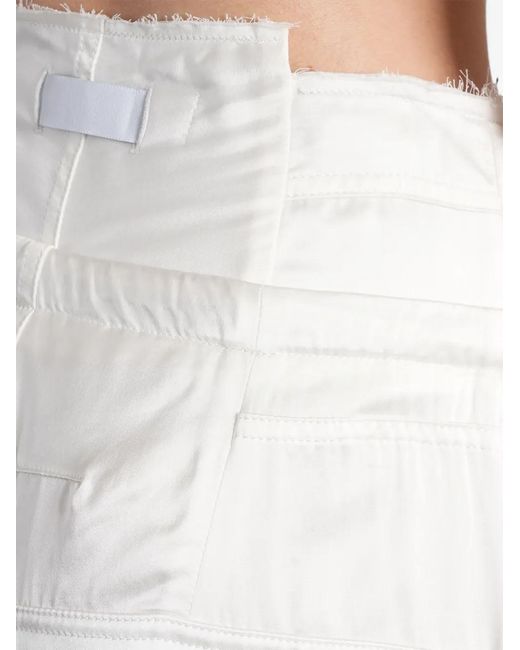 B1ARCHIVE White Drawstring-Waist Cargo Pants