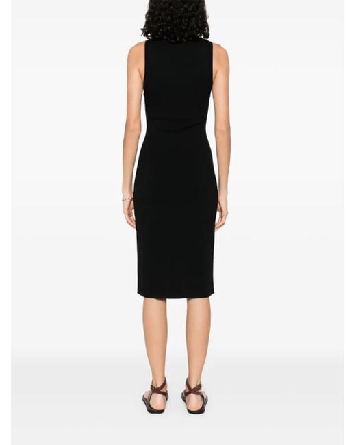 Totême  Black Midi Tank Dress