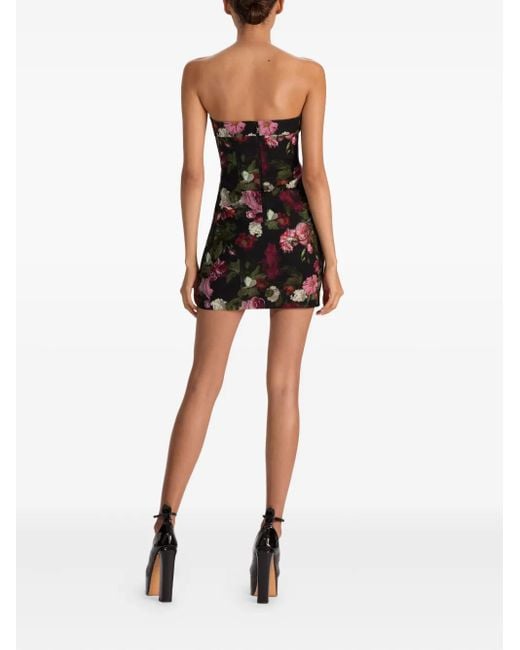 Alice + Olivia Black Kelly Mini Dress