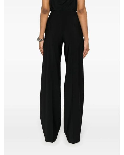 Alberta Ferretti Black Klassische High-Waist-Hose