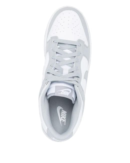 Nike White Dunk Low Sneakers
