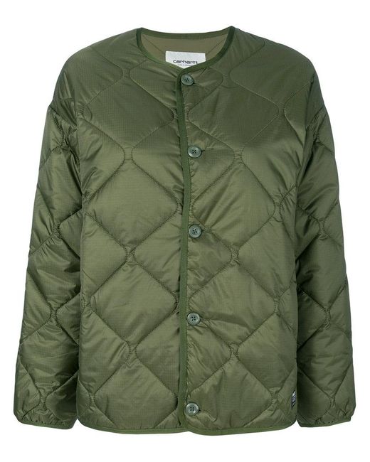 Carhartt Green Quilted Puffer Jacket