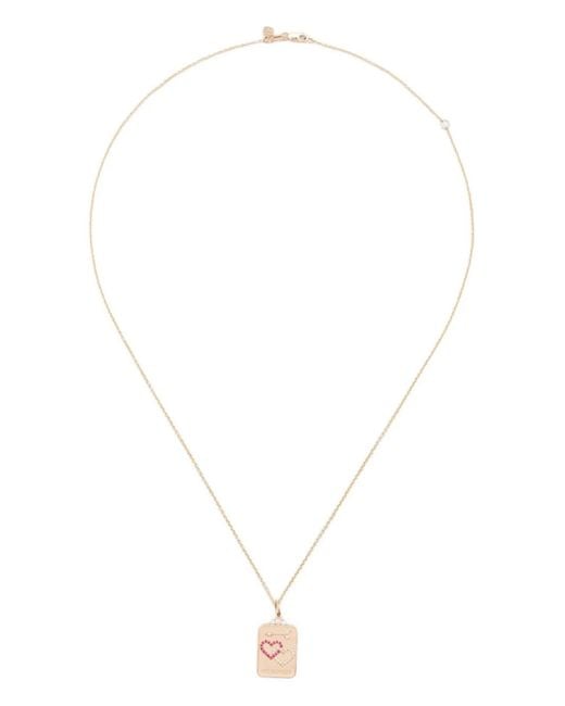 Sydney Evan White 14Ct Tarot Card Pendant Necklace