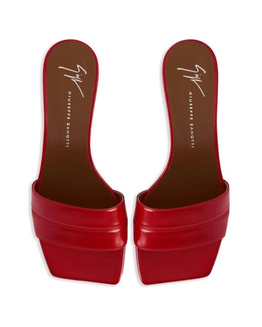 Giuseppe Zanotti Red 50Mm Berenys Sandals