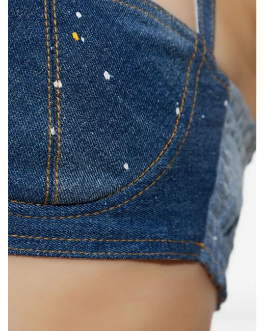 DSquared² Blue X Bettter Panelled Strap Top