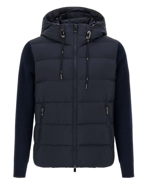 Tatras Blue Keitie Quilted Hooded Down Jacket for men