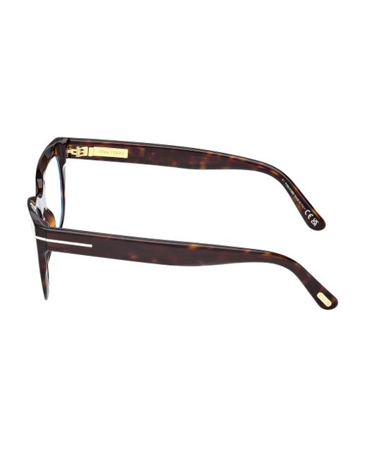 Tom Ford Brown Cat-Eye Frame Glasses