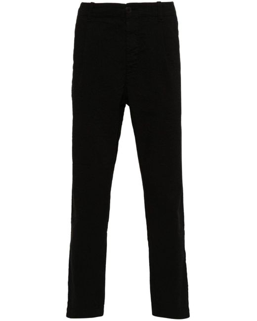 Transit Black Pleat-detail Trousers for men