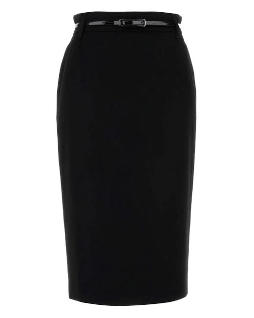 Max Mara Ginseng ミディスカート Black