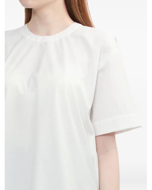 Blusa A Maniche Corte di Enfold in White