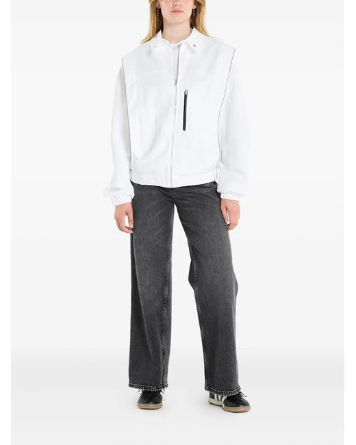 Adidas White Venice Zip Jacket
