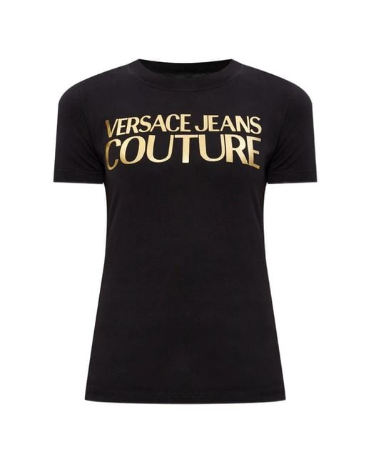 Versace Jeans Couture Black Logo T-Shirt